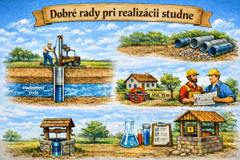 Užitočné rady pri realizácii studne