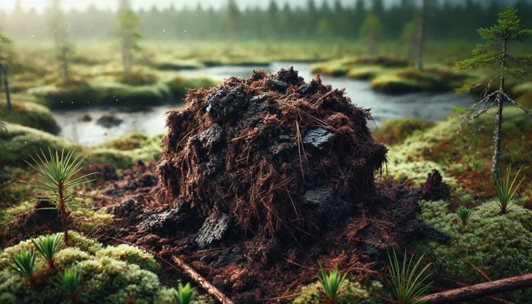 Rašelina: Zaujímavý prírodný materiál s mnohostranný využitím