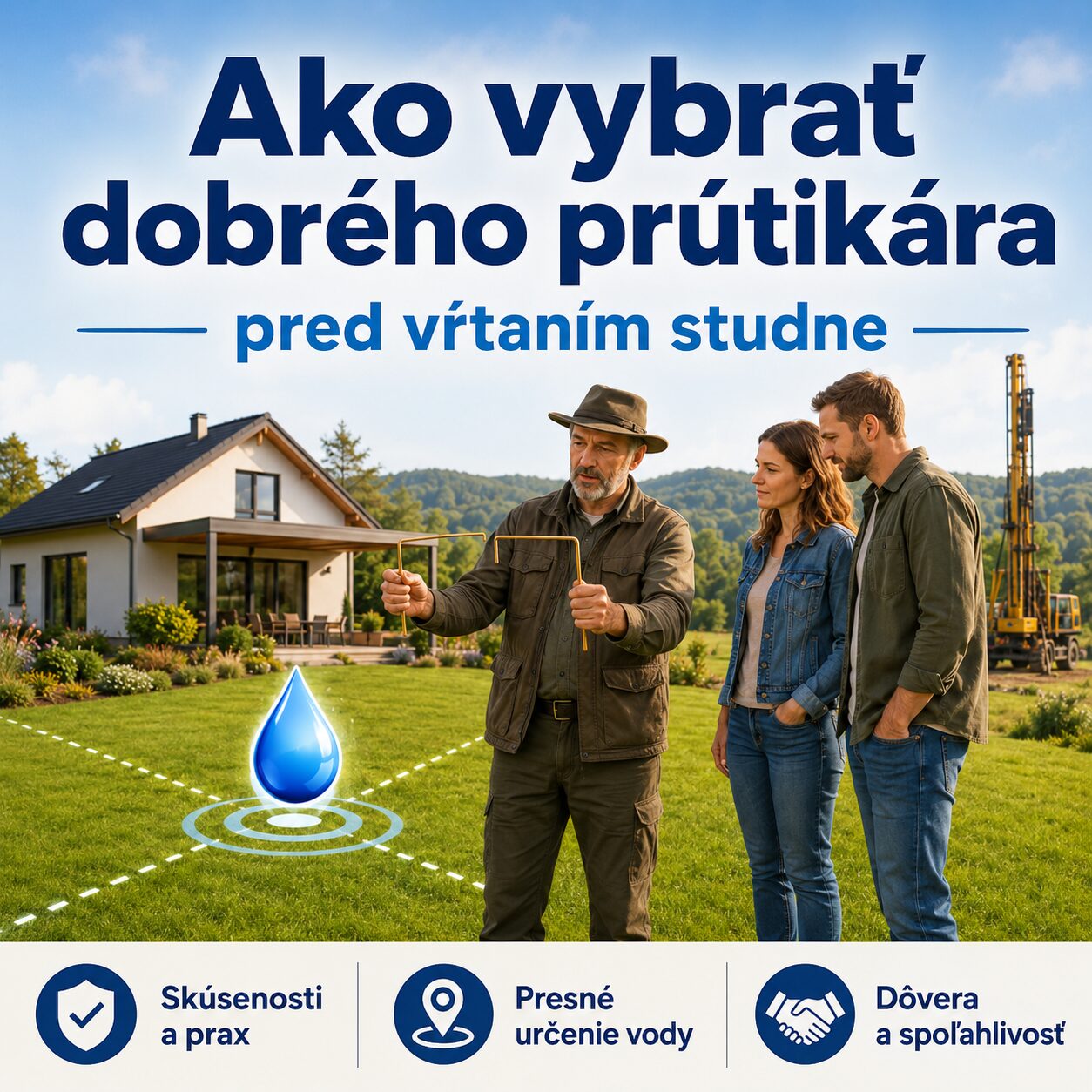 Ako si vybrať prútikára v Košiciach pre určenie miesta vrtu